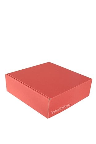 25x25x8 KIRMIZI KAPAKLI KUTU