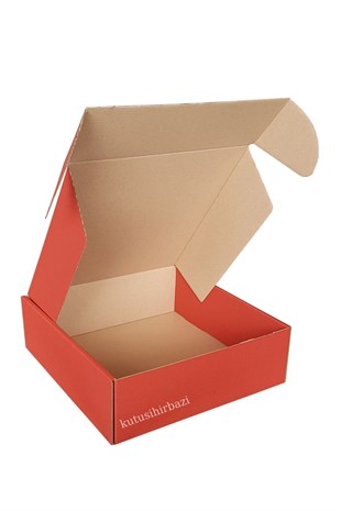 25x25x8 KIRMIZI KAPAKLI KUTU