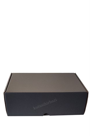 30x20x10 SİYAH KAPAKLI KUTU