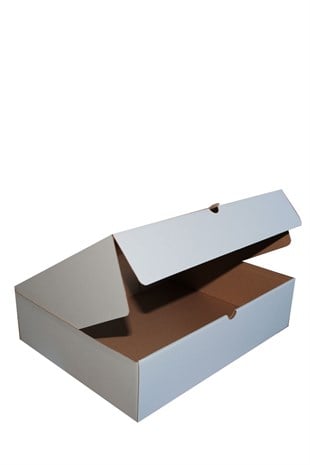 40X30X10 BEYAZ KAPAKLI KUTU