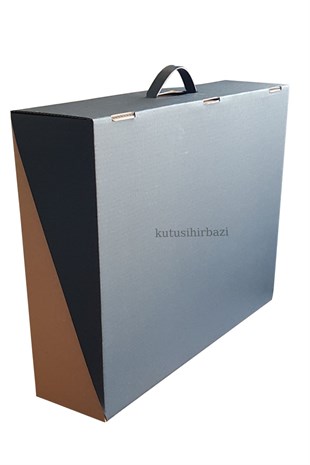 40x30x10 TUTMA SAPLI SİYAH DESEN ÇANTA MODEL