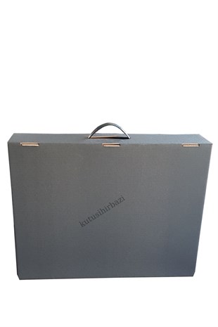 40x30x10 TUTMA SAPLI SİYAH DESEN ÇANTA MODEL