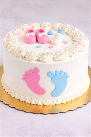 BEBEK AYAĞI PASTA SÜSÜ