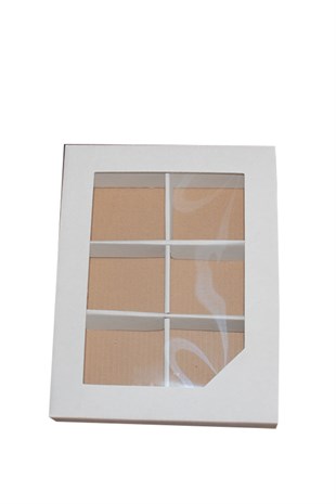 BEYAZ 20x16x3,5 SEPERATÖRLÜ KUTU