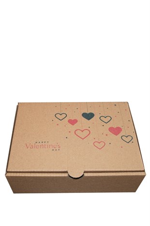 DIŞ BASKI 17x12.5x5.5 SEVGİLİLER GÜNÜ ÖZEL