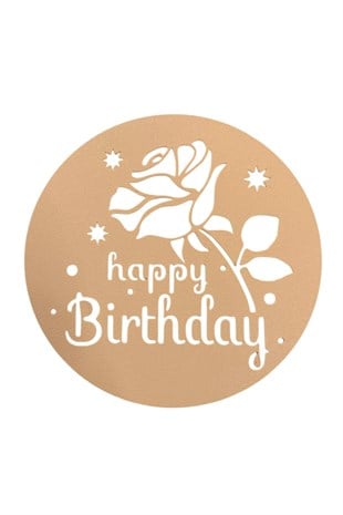 HAPPY BİRTHDAY STENCİL NO:2 