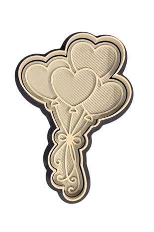 KALP BALON KURABİYE KALIBI