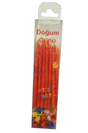 KONİK PASTA MUMU 10 CM. 