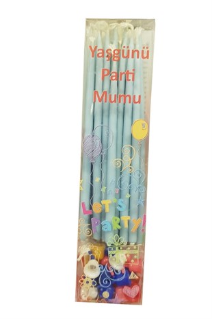 KONİK PASTA MUMU 10 CM. 