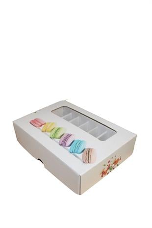 MAKARON KUTUSU 12 Lİ PENCERELİ