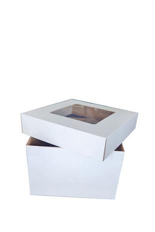 PENCERELİ BEYAZ 30x30x20 KUTU KAPAK TAKIM