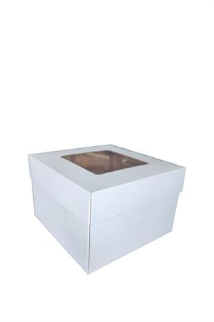 PENCERELİ BEYAZ 30x30x20 KUTU KAPAK TAKIM