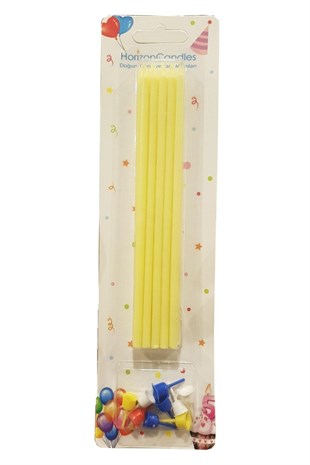 SİLİNDİR PASTA MUMU 15 CM