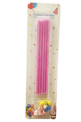 SİLİNDİR PASTA MUMU 15 CM