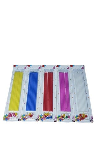 SİLİNDİR PASTA MUMU 20 CM