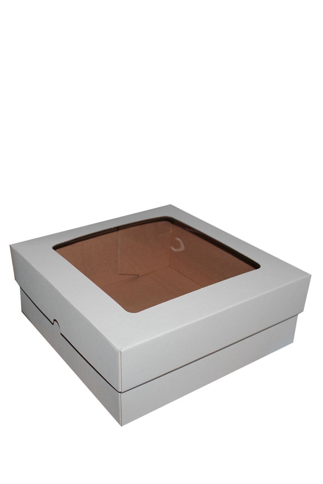 25x25x10 BEYAZ PENCERELİ KUTU