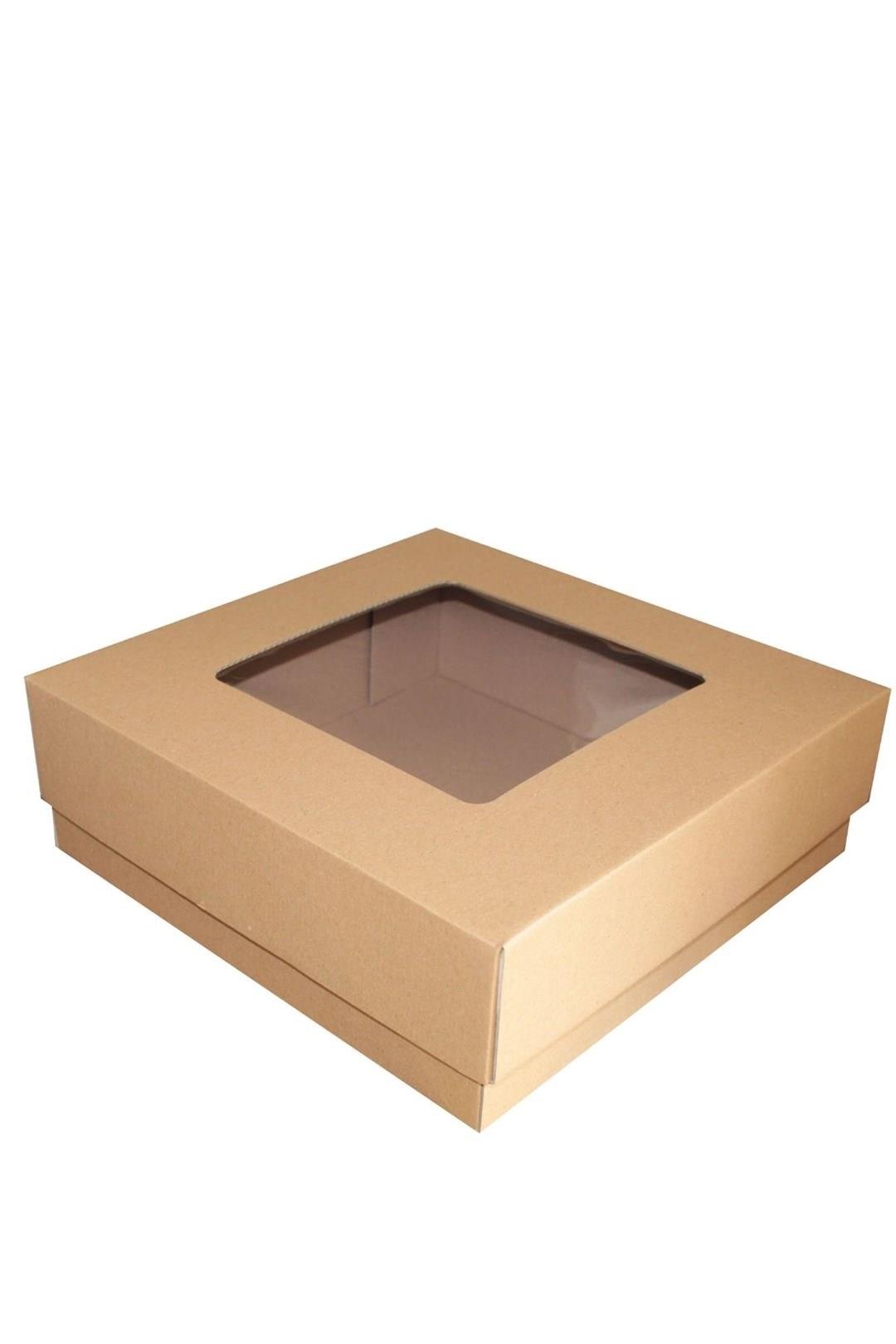 30x30x10 PENCERELİ CHEESCAKE KUTUSU