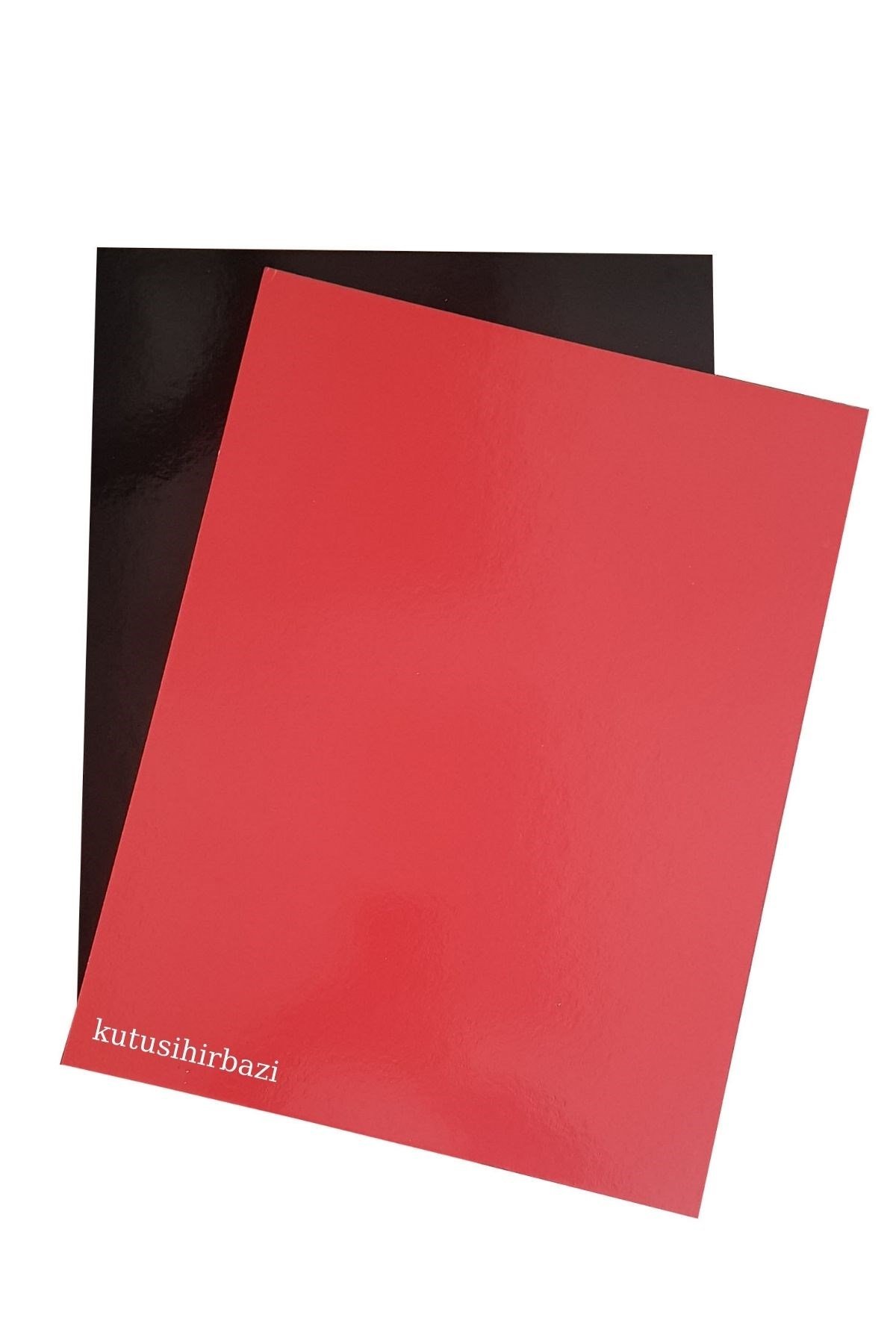 34x44 KIRMIZI-SİYAH MUKAVVA PASTA ALTLIK