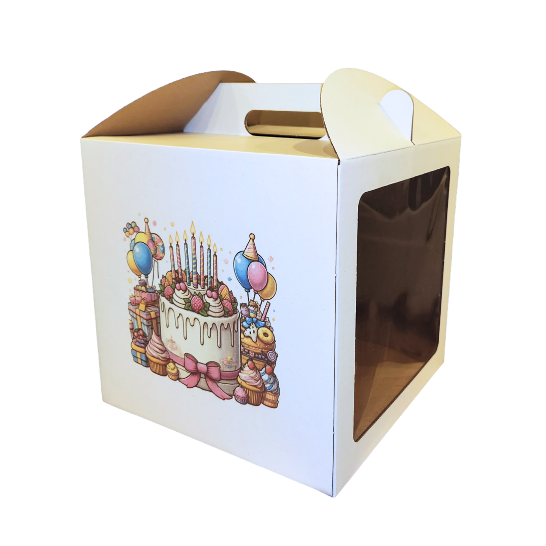 BASKILI KULPLU PENCERELİ 25x25x25