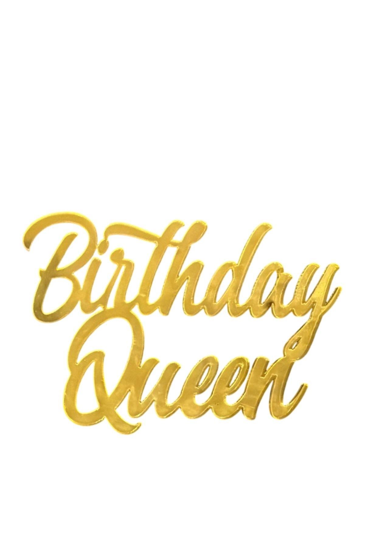 BİRTDAY QUEEN PASTA SÜSÜ