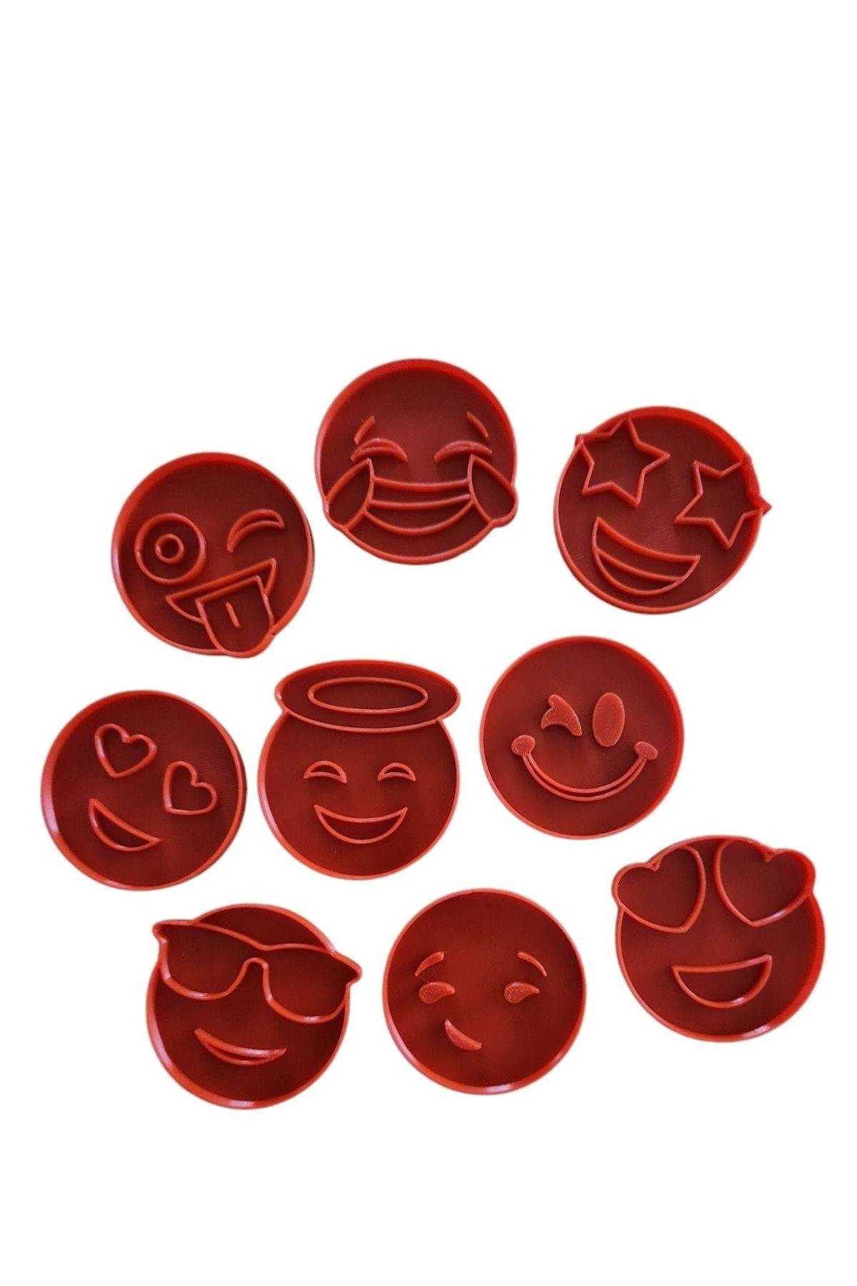 EMOJİ 9 LU SET KURABİYE KALIBI