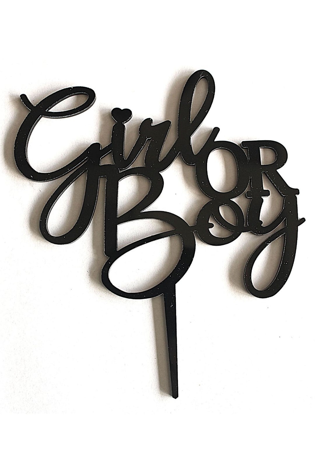 GİRL OR BOY SİYAH PLEKSİ