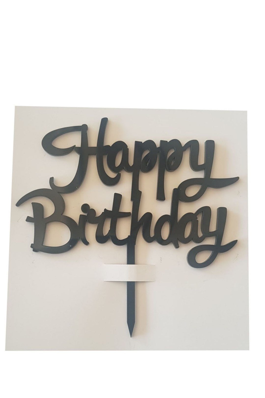 HAPPY BİRTDAY SİYAH PLEKSİ