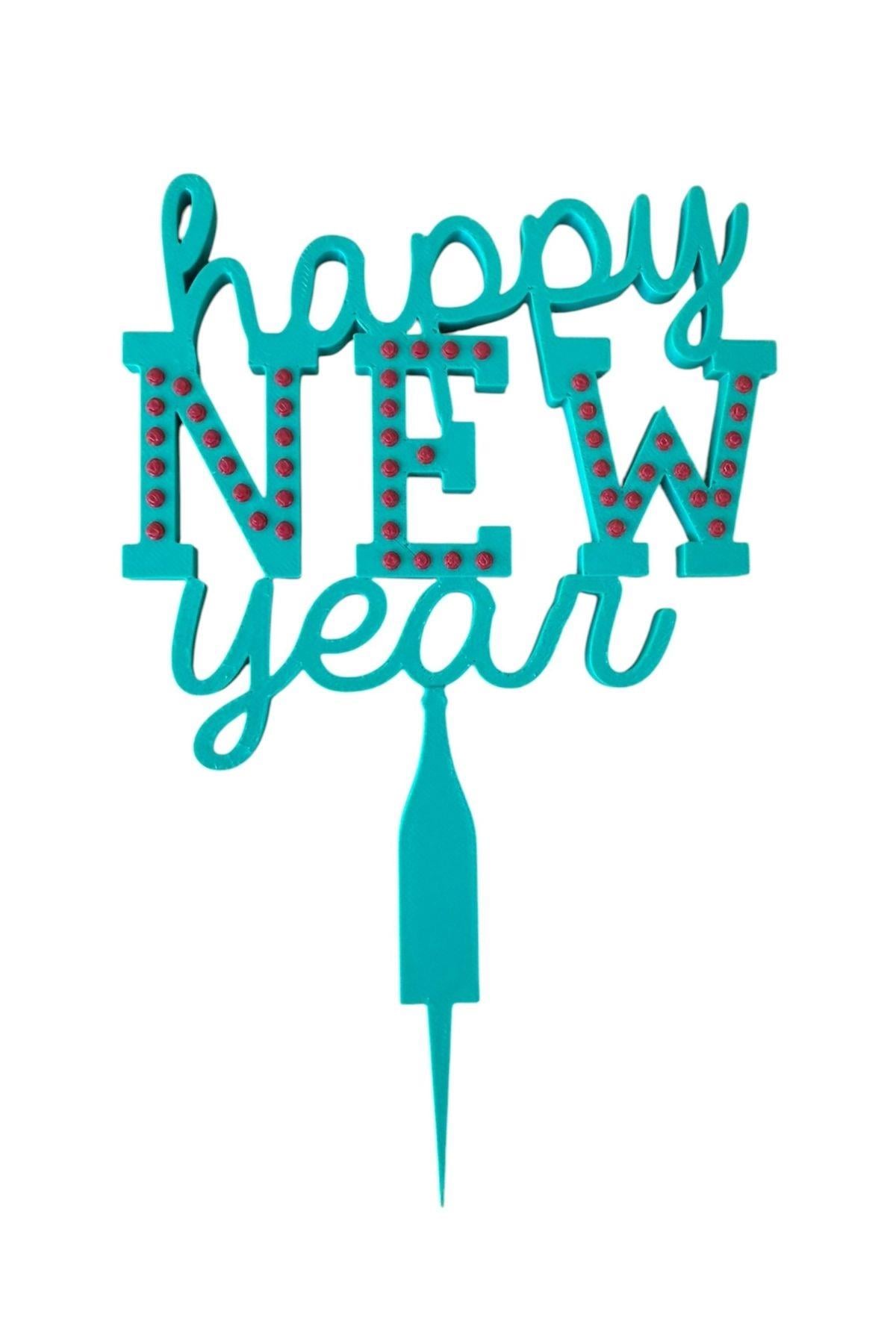 HAPPY NEW YEAR PASTA SÜSÜ