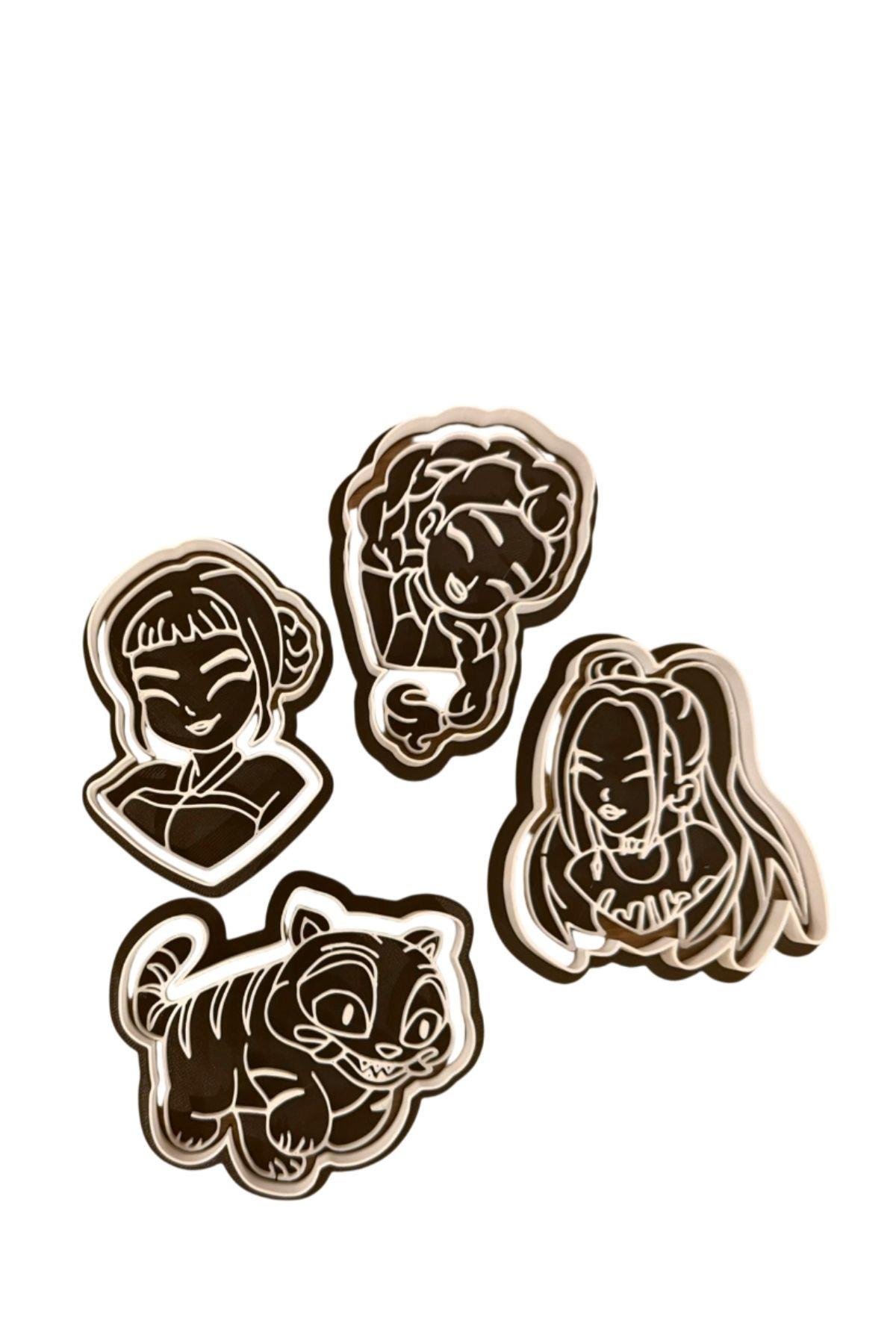 K-POP 4 LÜ KURABİYE KALIBI