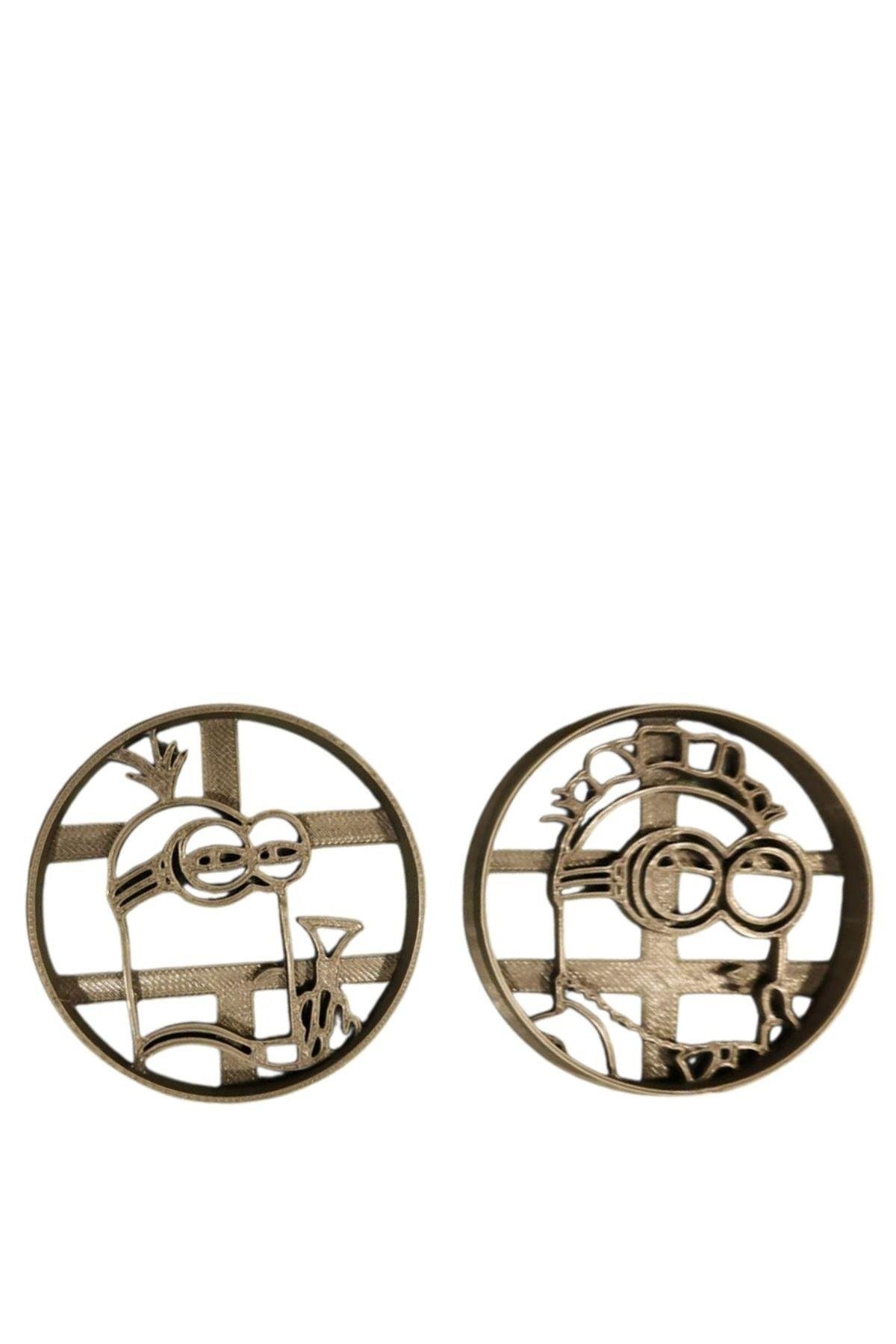 MİNİON KURABİYE KALIBI 2'Lİ SET