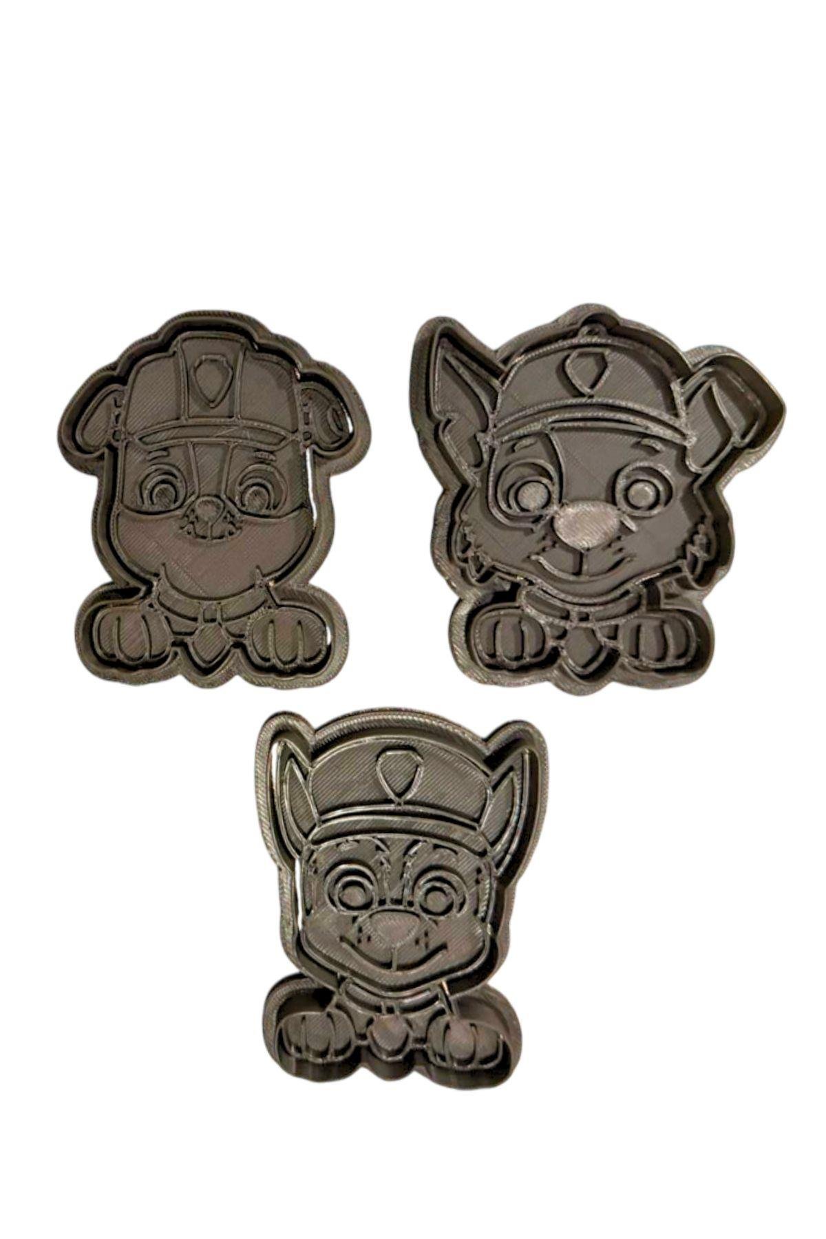 PAW PATROL KURABİYE KALIBI 3'LÜ SET