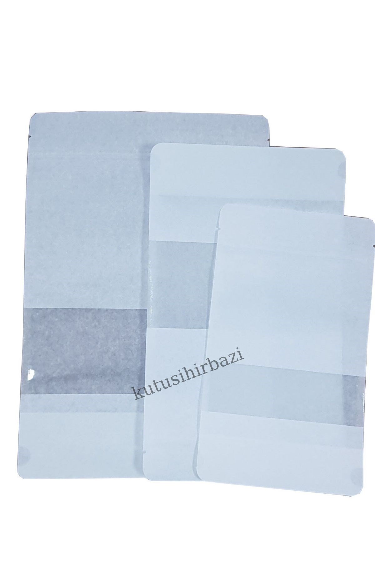 PENCERELİ BEYAZ KİLİTLİ DOYPACK 13x22,5