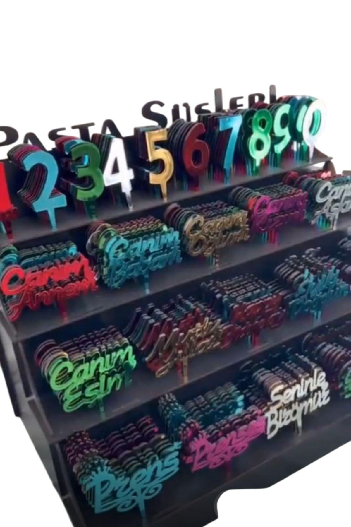 RENKLİ PLEKSİ STAND 240 PARÇA