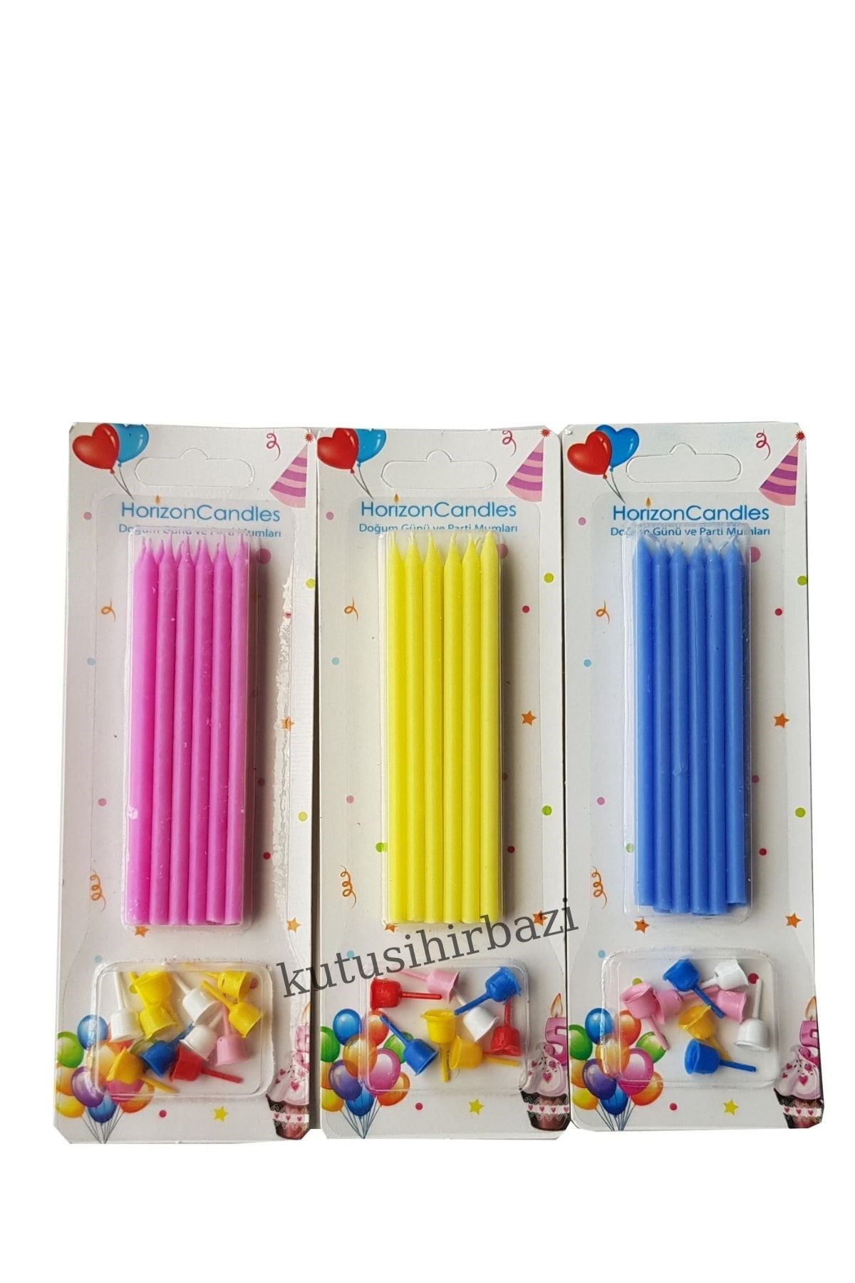 SİLİNDİR PASTA MUMU 10 CM