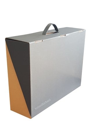 35x25x10 TUTMA SAPLI SİYAH DESEN ÇANTA MODEL