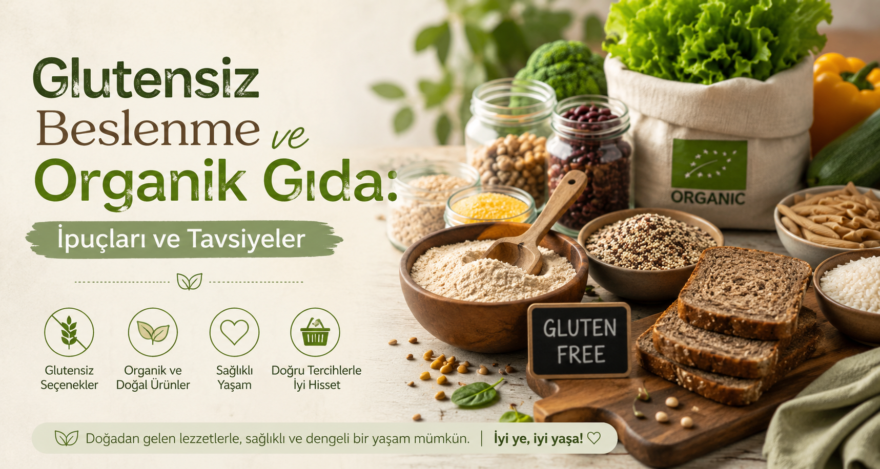 glutensiz seçenekler,organik ürünler,sağlıklı atıştırmalıklar