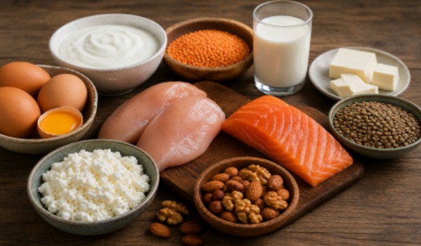 günlük protein ihtiyacı, protein hesaplama yöntemleri, sporcu beslenmesi, doğal protein kaynakları