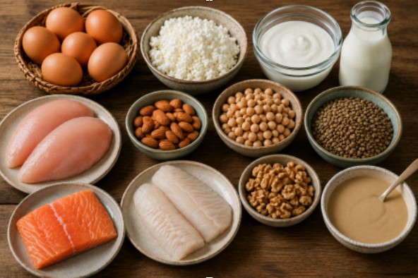 doğal protein kaynakları, sporcu beslenmesi, organik ürünler ve protein ihtiyacını doğal yollarla karşılama