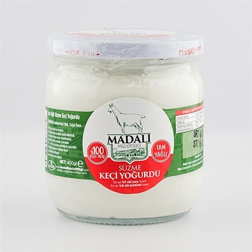%100 Keçi Süzme Yoğurt (400 gr) Madalı