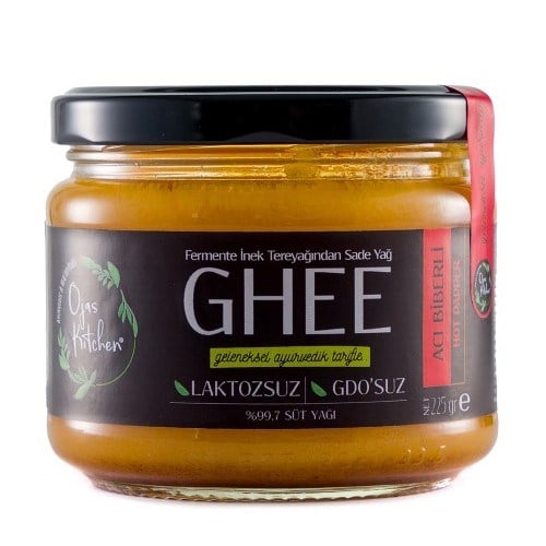Acı Biberli Ghee Sade Yağ (225 gr) Ojas Kitchen