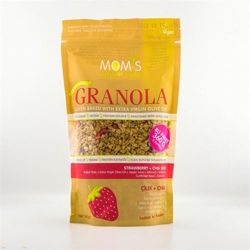 Çilek - Chia Granola (360 gr) Moms