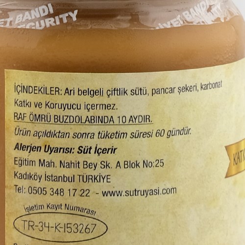 Ev Yapımı Süt Reçeli (230 gr) Süt Rüyası