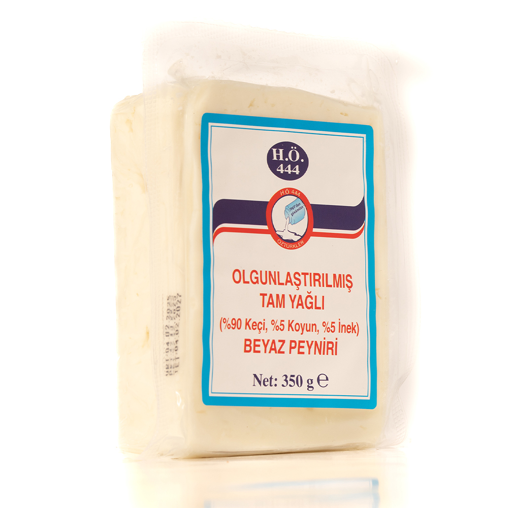 Tam Yağlı Olgunlaştırılmış (%90 Keçi) (350 gr) Beyaz Peyniri H.Ö 444