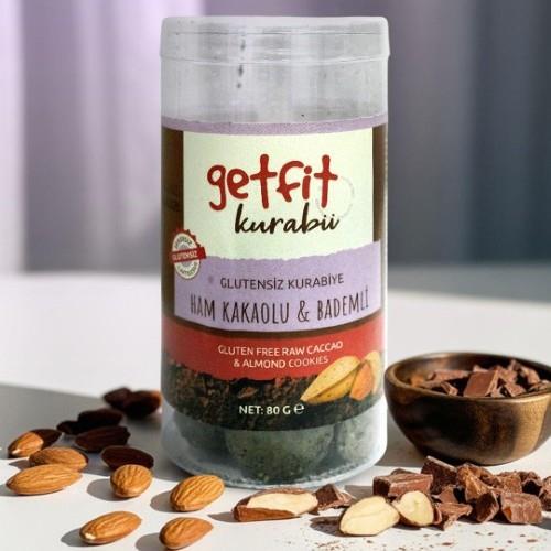 Glutensiz Ham Kakaolu Bademli Kurabiye (80 gr) Getfit