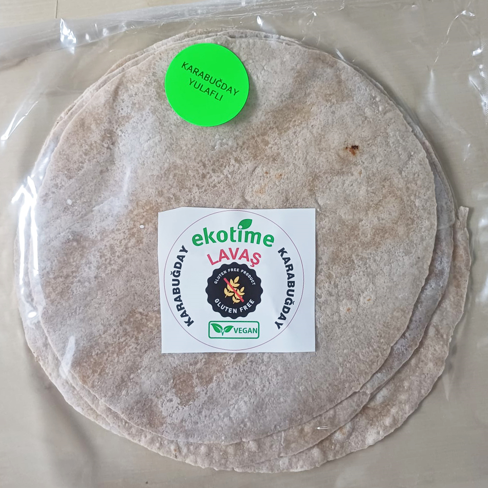 Glutensiz Karabuğday Lavaş 5li Paket Ekotime