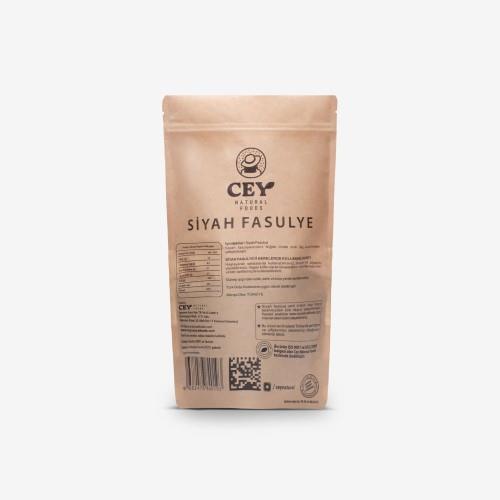 Glutensiz Siyah Fasulye (500 gr) Cey Natural Foods