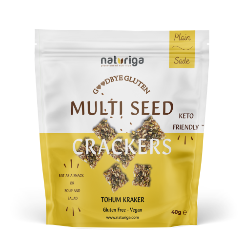 Goodbye Gluten Sade Tohum Kraker(40 Gr) Naturiga