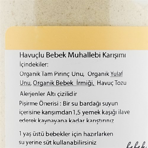 Havuçlu Muhallebi Karışımı (300 gr) OG