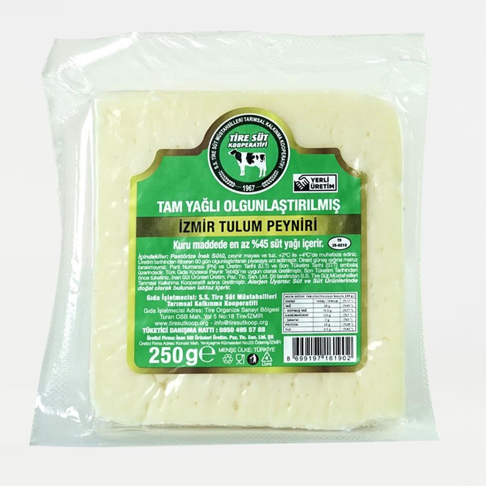 İzmir Tulum Peyniri (250 gr) Tire Süt Koop.