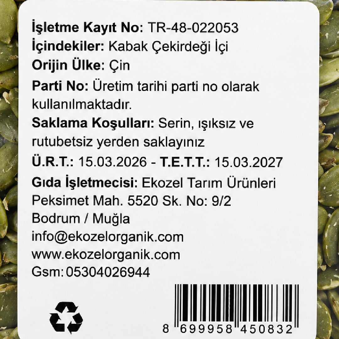 Kabak Çekirdeği İçi (250 gr) Ekozel